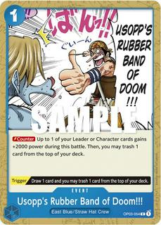 Usopp's Rubber Band Of Doom!!! OP03-054