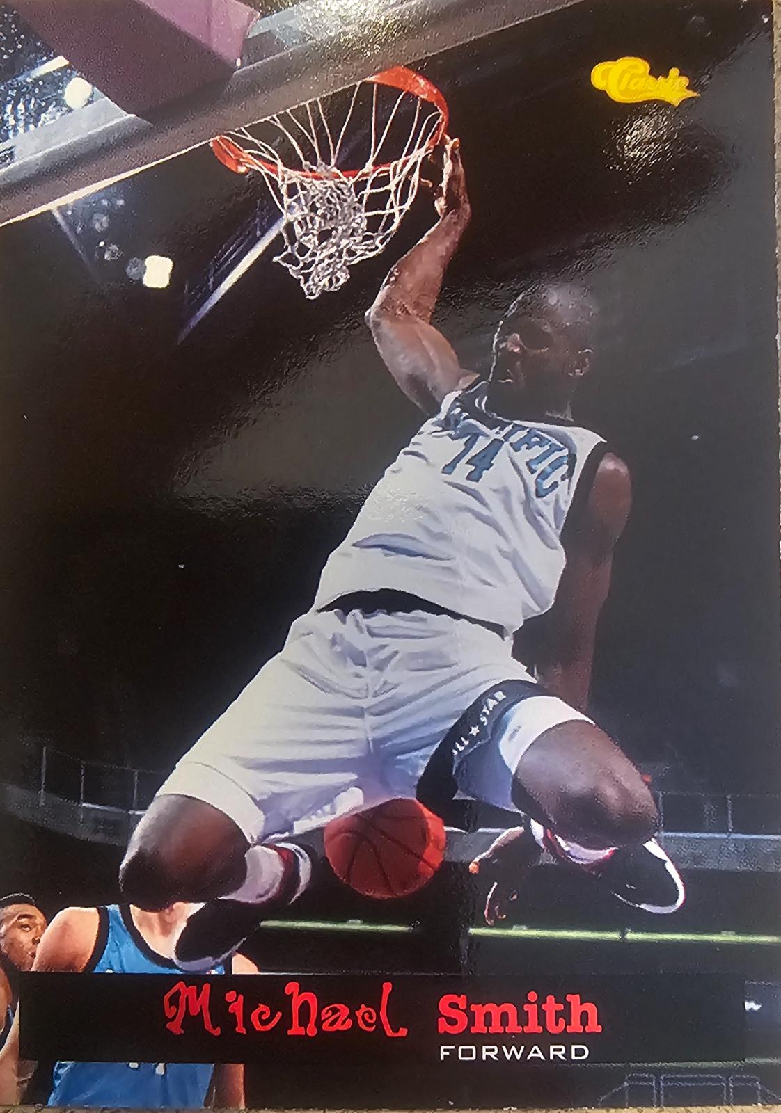 Michael Smith #32 Basketball Cards 1994 Classic Draft