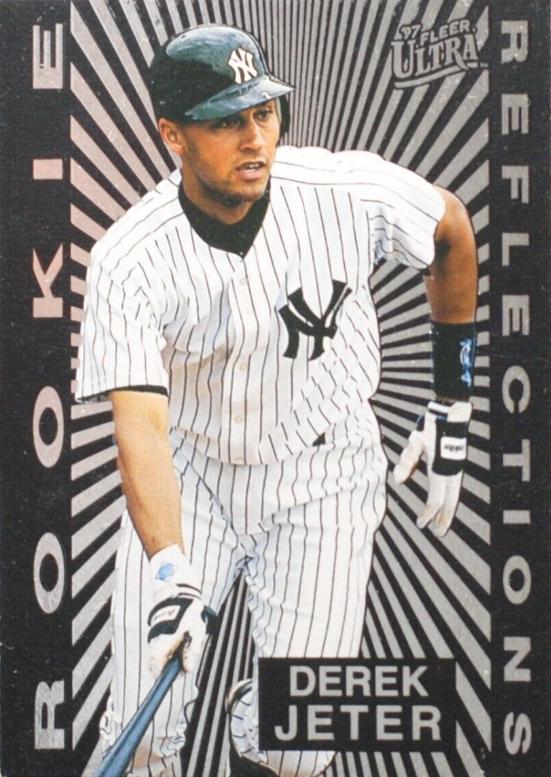 Derek Jeter #5 Baseball Cards 1997 Ultra Rookie Reflections