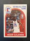 Hakeem Olajuwon #178 Basketball Cards 1989 Hoops All-Star Panels