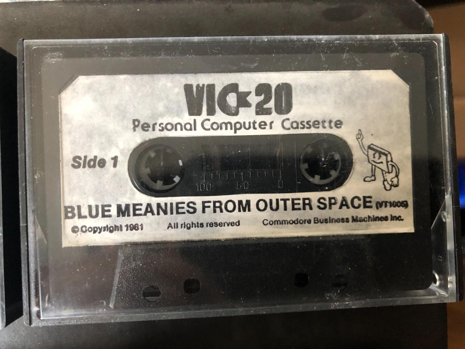 Blue Meanies From Outer Space Vic-20