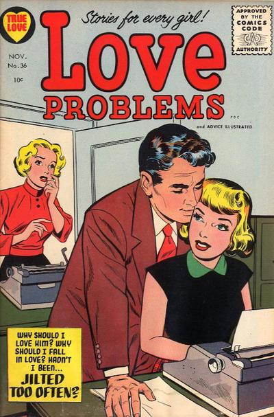 True Love Problems and Advice Illustrated #36 (1955) Comic Books True Love Problems and Advice Illustrated
