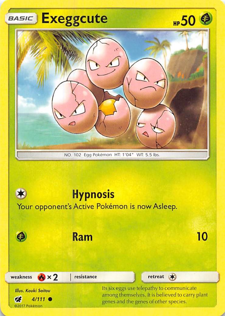 Exeggcute #4 Pokemon Crimson Invasion