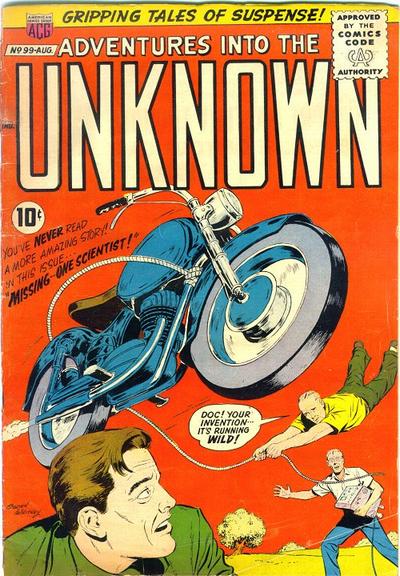 Adventures into the Unknown #99 (1958) Comic Books Adventures into the Unknown