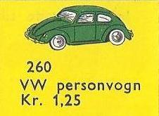 VW Beetle #260 LEGO Classic