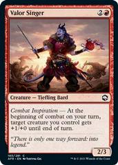Valor Singer [Foil] Magic Adventures in the Forgotten Realms Prices
