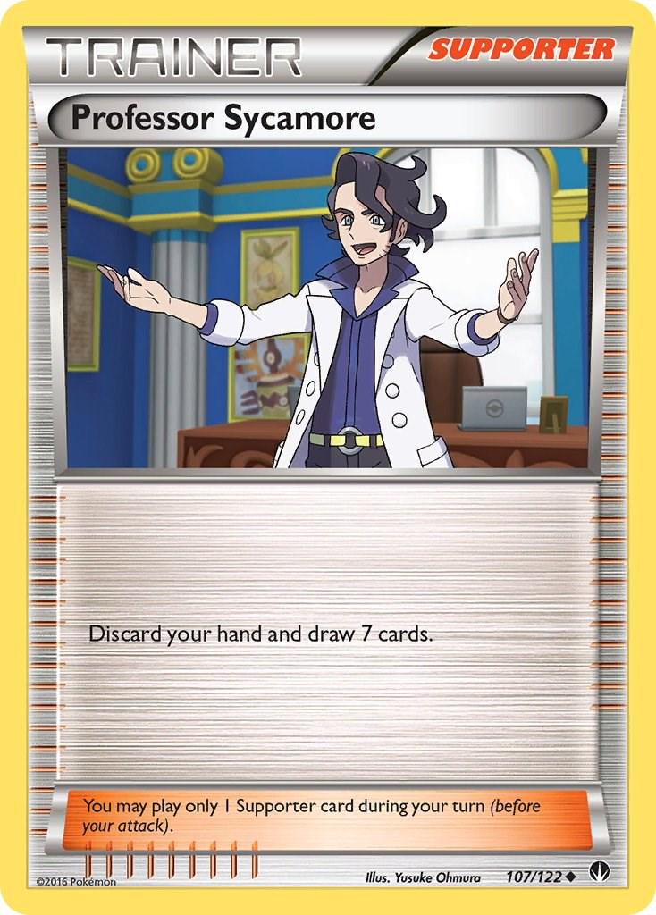 Professor Sycamore #107 Pokemon BREAKpoint