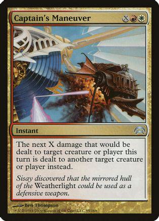 Captain's Maneuver Magic Planechase