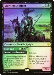 Murderous Rider & Swift End [Foil] Magic Throne of Eldraine Prices