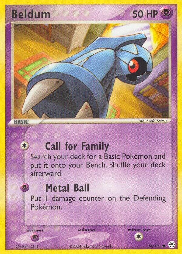 Beldum #54 Pokemon Hidden Legends