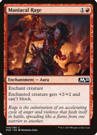 Maniacal Rage #149 Magic Core Set 2020