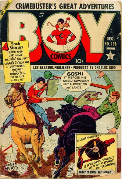 Boy Comics #106 (1954) Comic Books Boy Comics