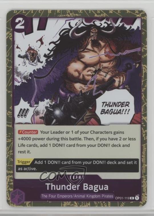 Thunder Bagua OP01-119 One Piece Romance Dawn