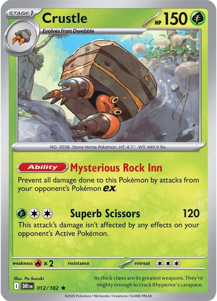 Crustle #12 Pokemon Destined Rivals