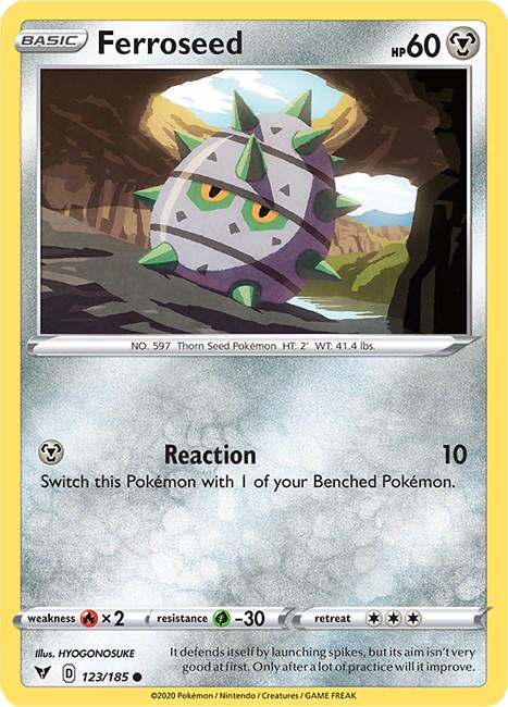Ferroseed #123 Pokemon Vivid Voltage
