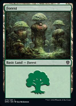 Forest #274 Magic Dominaria United