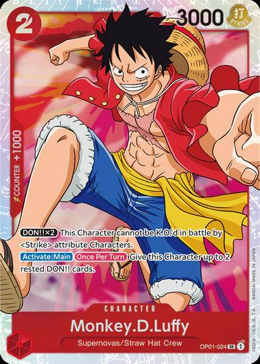 Monkey D. Luffy OP01-024 Cover Art