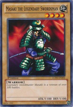 Masaki the Legendary Swordsman LCJW-EN002 YuGiOh Legendary Collection 4: Joey's World Mega Pack