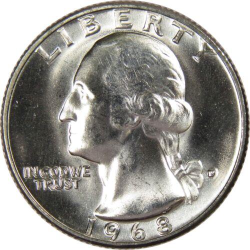 1968 D Coins Washington Quarter
