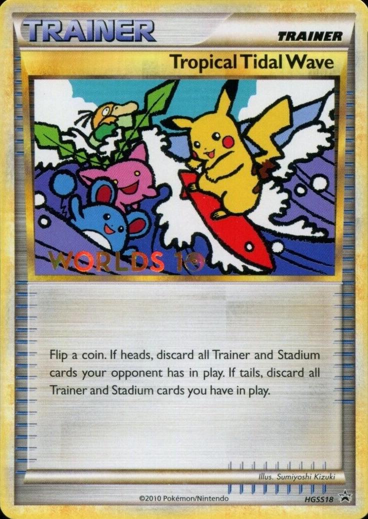Tropical Tidal Wave #HGSS18 Pokemon Promo