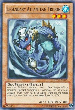 Legendary Atlantean Tridon LTGY-EN033 YuGiOh Lord of the Tachyon Galaxy
