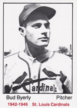 Bud Byerly #54 1983 Tcma 1942 46 St Louis Cardinals Baseball