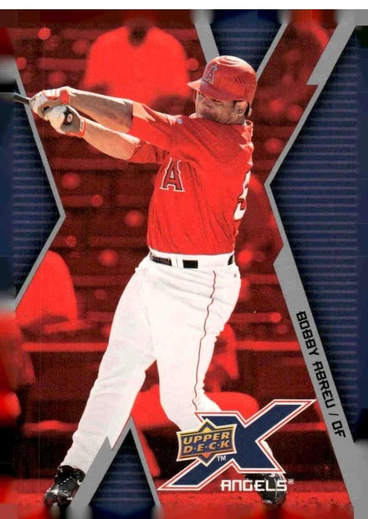 Bobby Abreu #44 Baseball Cards 2009 Upper Deck X