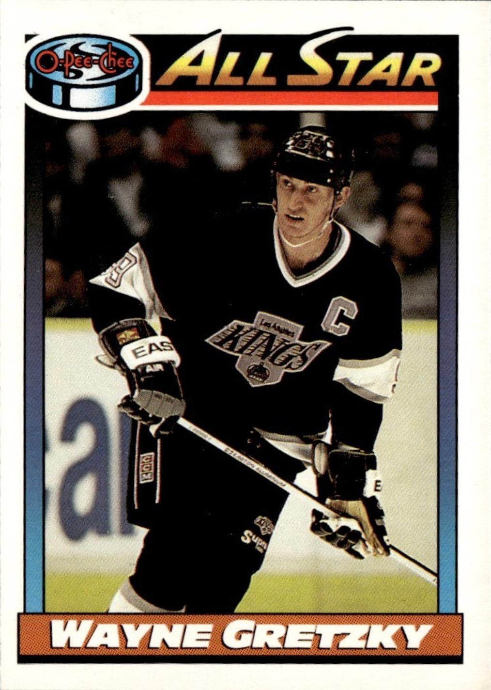 Wayne Gretzky #258 1991-92 O-Pee-Chee Hockey