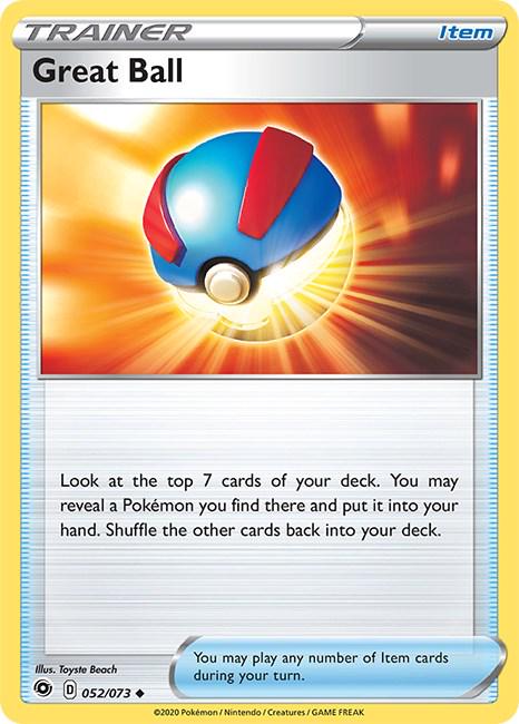 Great Ball #52 Pokemon Champion's Path