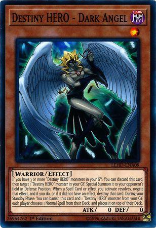 Destiny HERO - Dark Angel LEHD-ENA09 YuGiOh Legendary Hero Decks