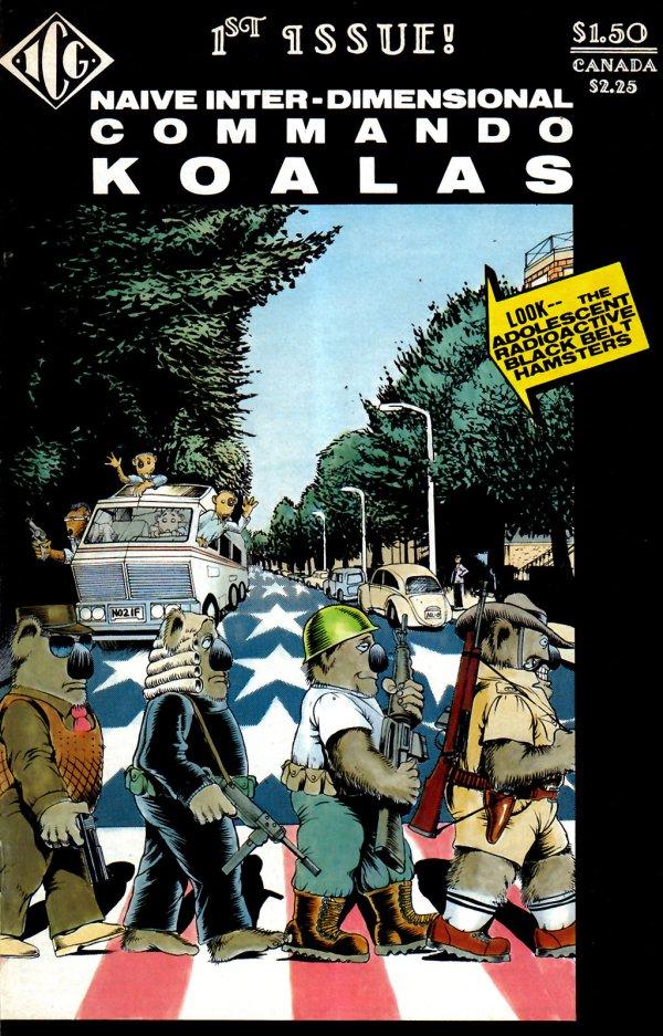Naive Inter-Dimensional Commando Koalas #1 (1986) Comic Books Naive Inter-Dimensional Commando Koalas