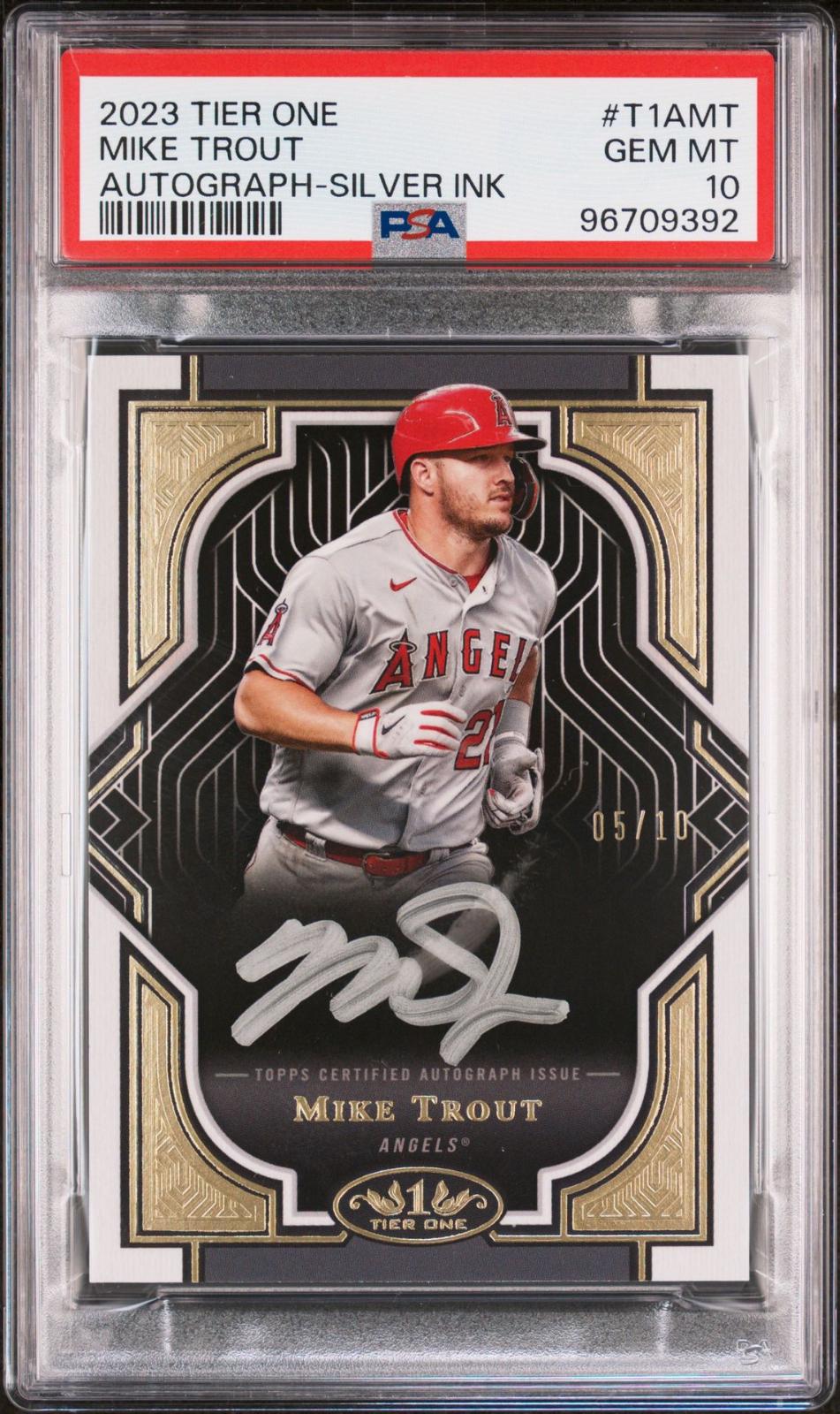 Mike Trout [Silver Ink] #T1A-MT
