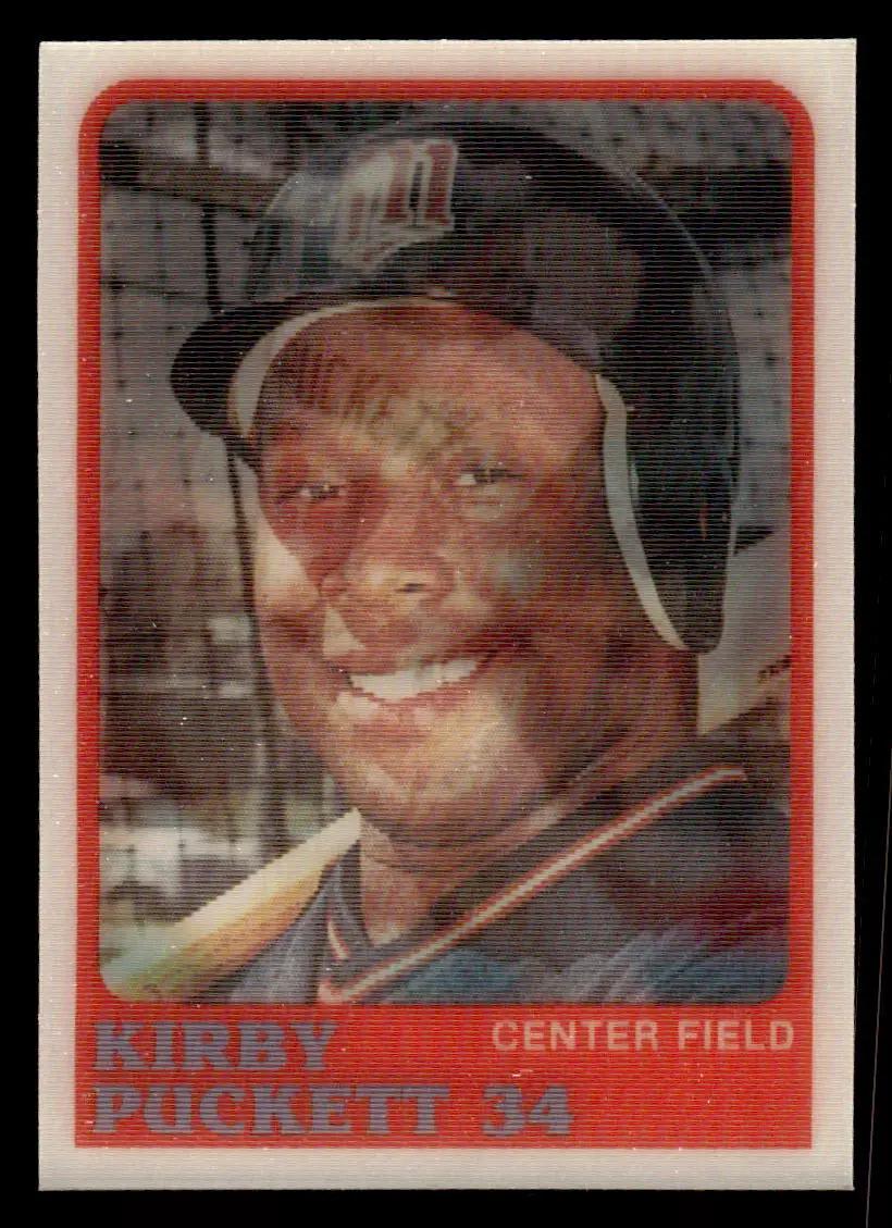 Kirby Puckett #8 Baseball Cards 1988 Sportflics