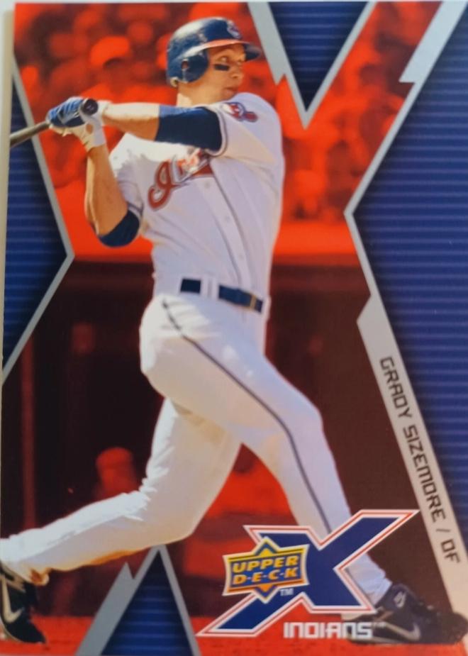 Grady Sizemore #29 Baseball Cards 2009 Upper Deck X