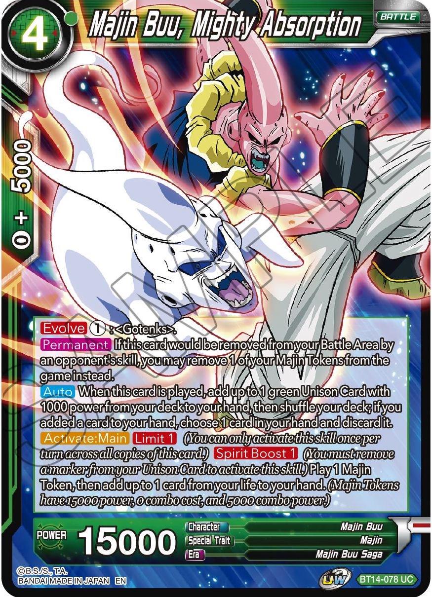 Majin Buu, Mighty Absorption BT14-078 Dragon Ball Super Cross Spirits