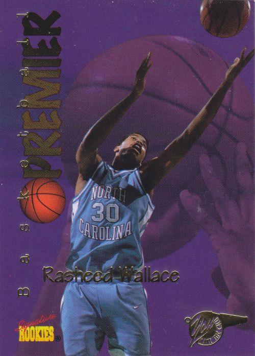 Rasheed Wallace #4 1996 Signature Rookies Premier Basketball