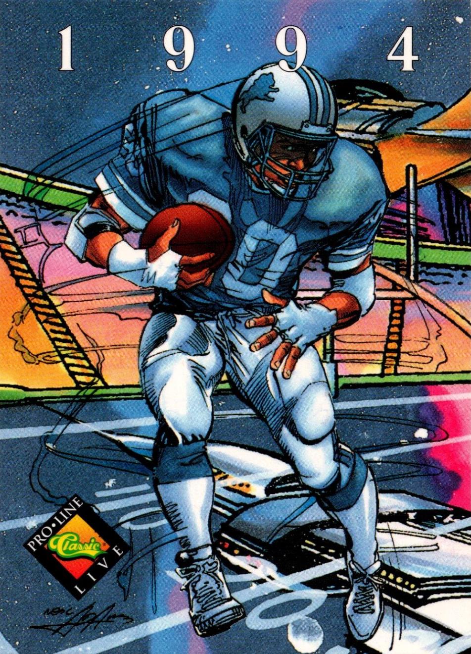 Barry Sanders #405 1994 Pro Line Live Football