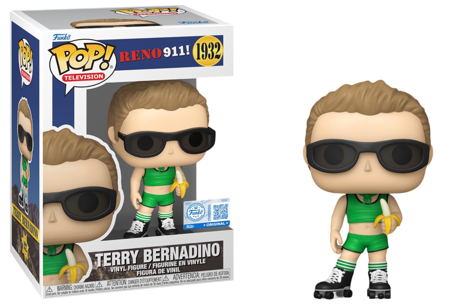 Terry Bernadino #1932 Reno 911 Funko Pop box and figure