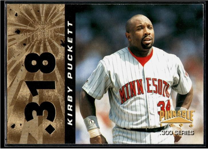 Kirby Puckett #318 1996 Pinnacle Baseball