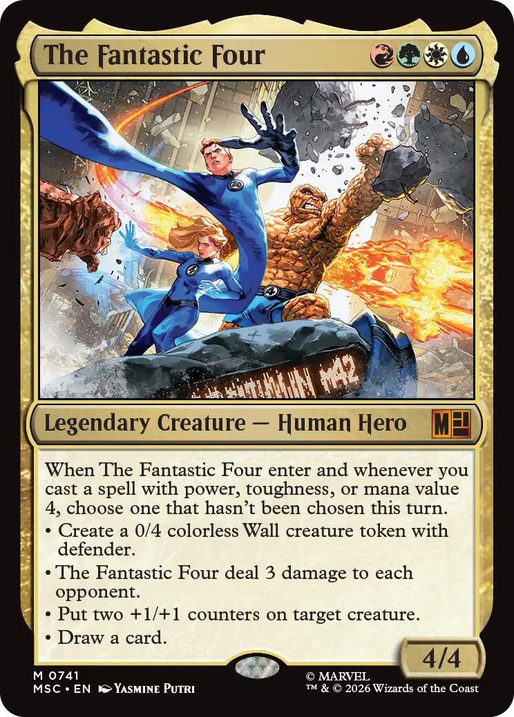 The Fantastic Four (Magic Marvel Super Heroes Commander)