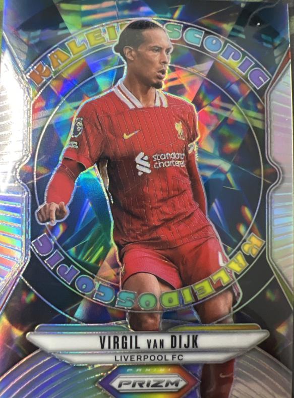 Virgil van Dijk #8 2024 Panini Prizm Premier League Kaleidoscopic