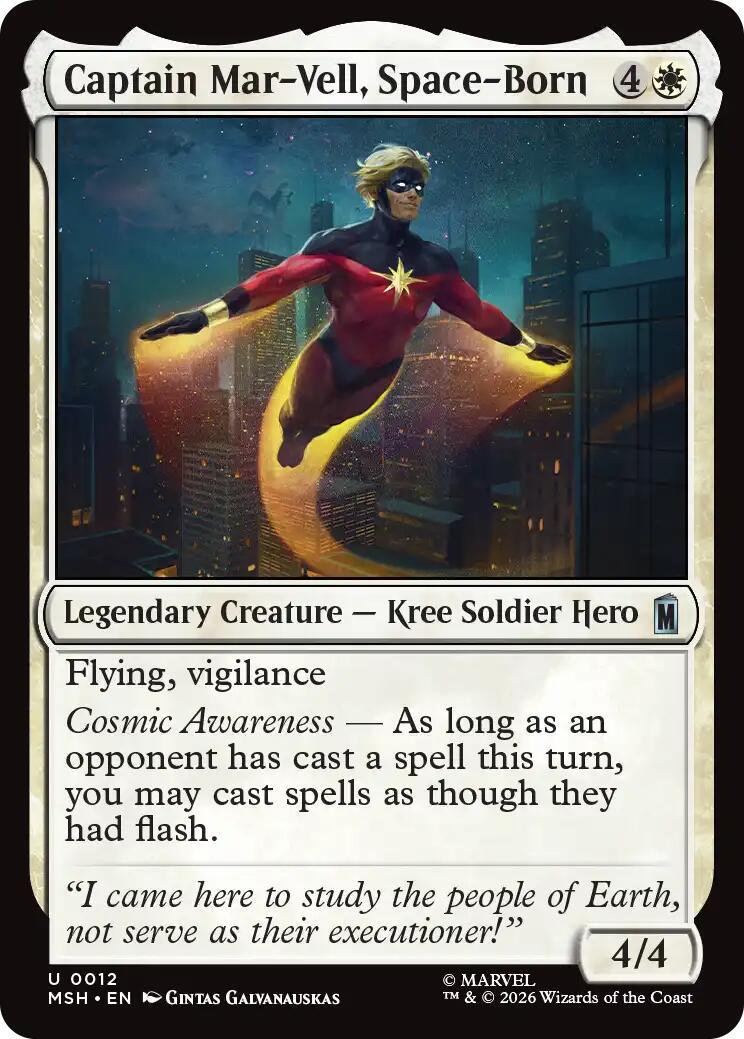 Captain Mar-Vell, Space-Born (Magic Marvel Super Heroes)