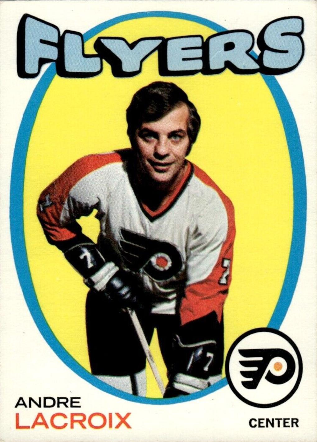 Andre Lacroix #33 Hockey Cards 1971 O-Pee-Chee