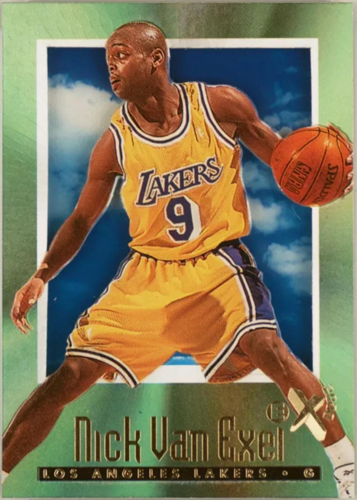 Nick Van Exel #33 Basketball Cards 1996 Skybox E-X2000