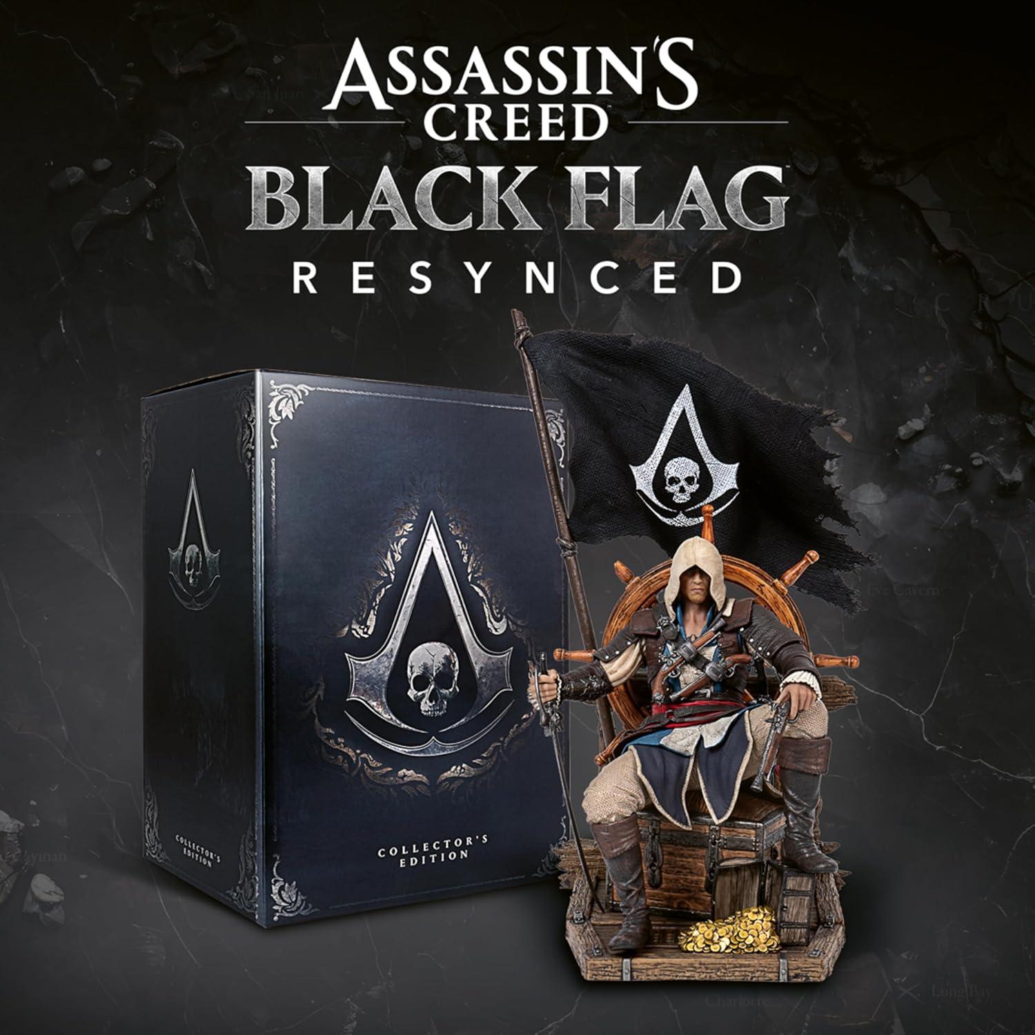 Carátula de Assassin's Creed Black Flag Resynced Collector's Edition para PS5 (edición PAL España)
