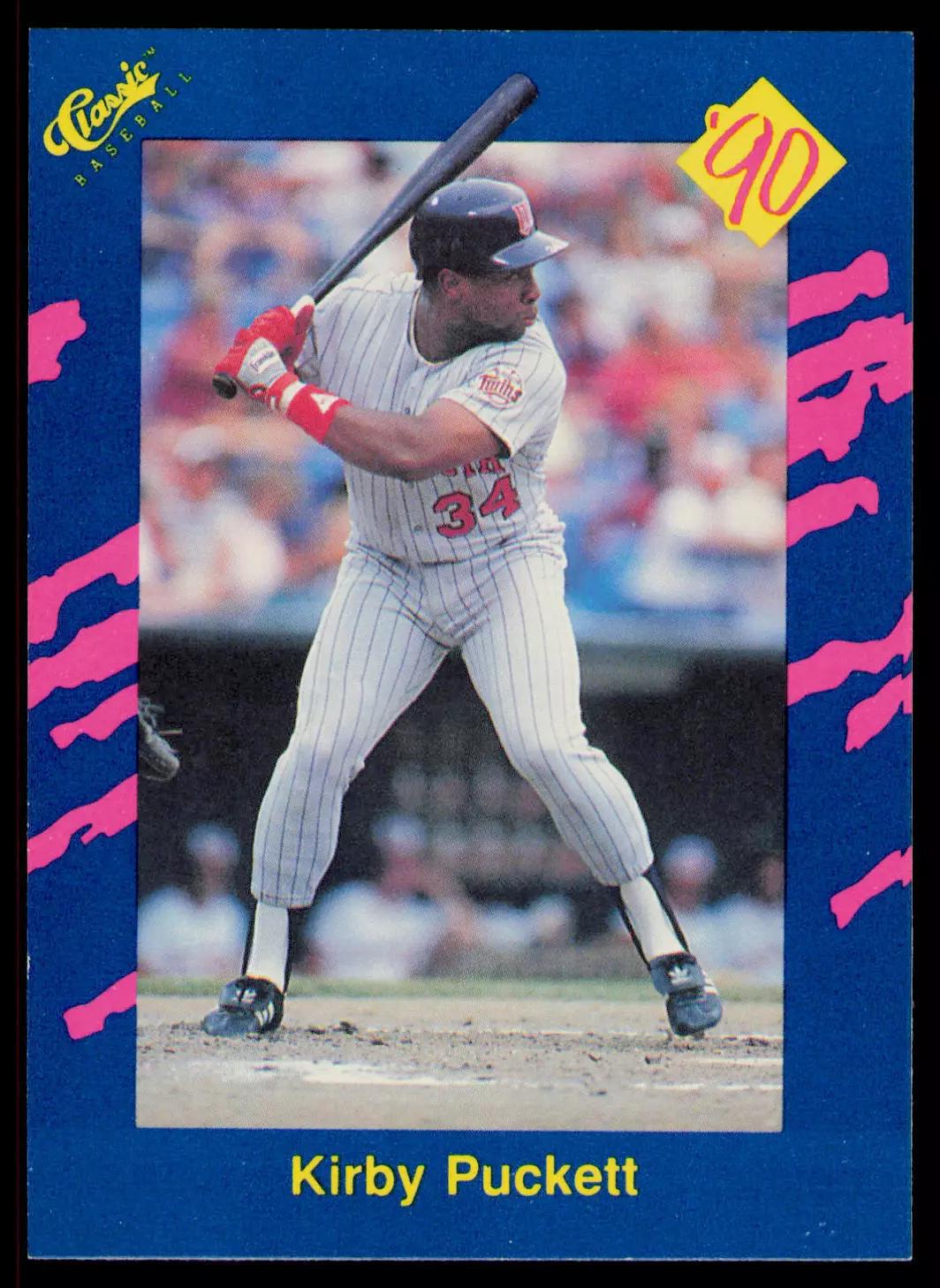 Kirby Puckett #28 Baseball Cards 1990 Classic