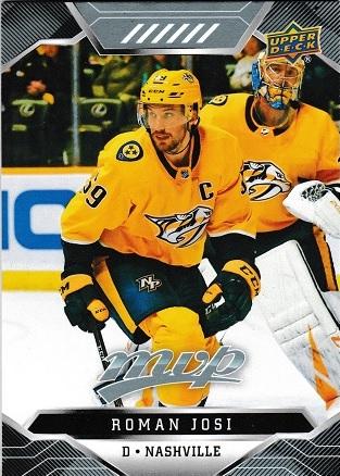 Roman Josi #58 2019-20 Upper Deck MVP Hockey