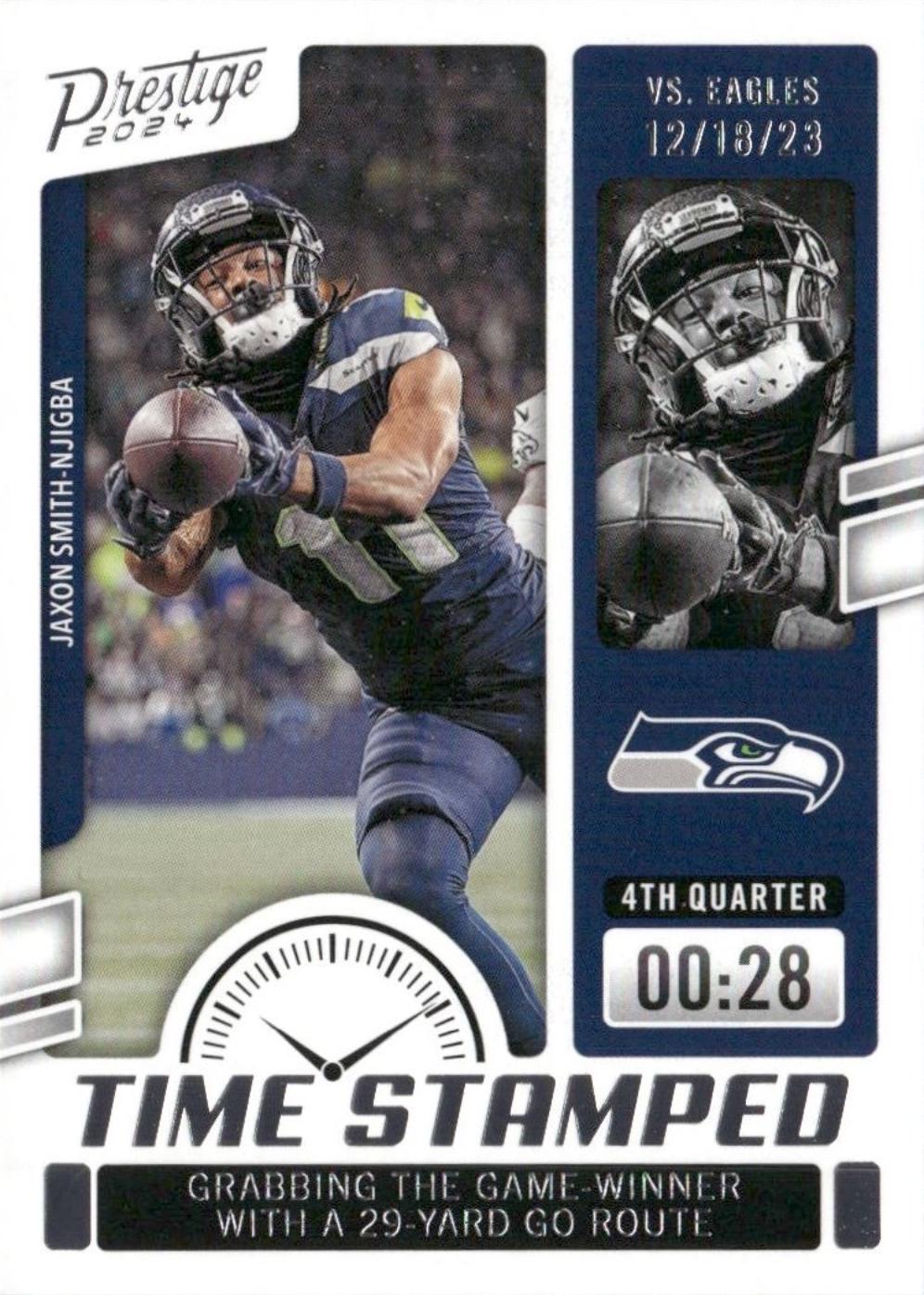 Jaxon Smith-Njigba #TS-JSN Prices | 2024 Panini Prestige Time