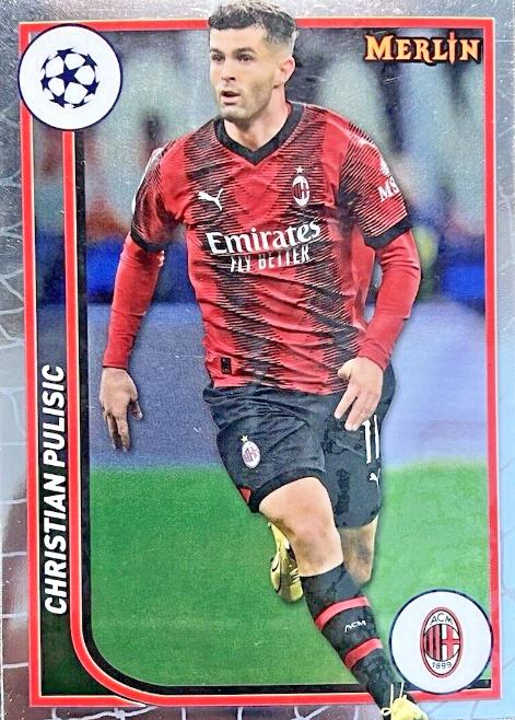 Christian Pulisic #2 Soccer Cards 2023 Topps Merlin UEFA