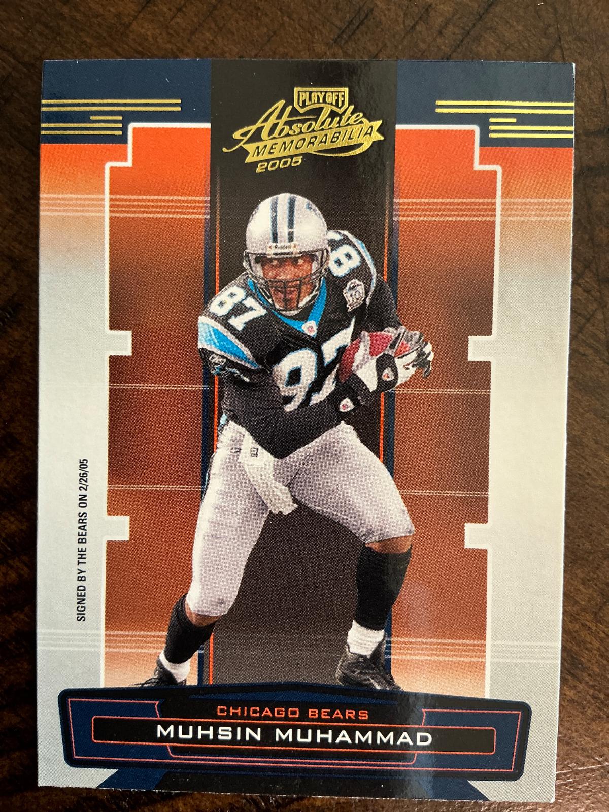 Muhsin Muhammad #29 2005 Playoff Absolute Memorabilia Football